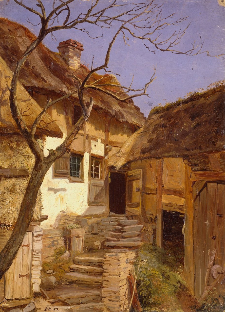 Antica fattoria tedesca da Adolph Tidemand