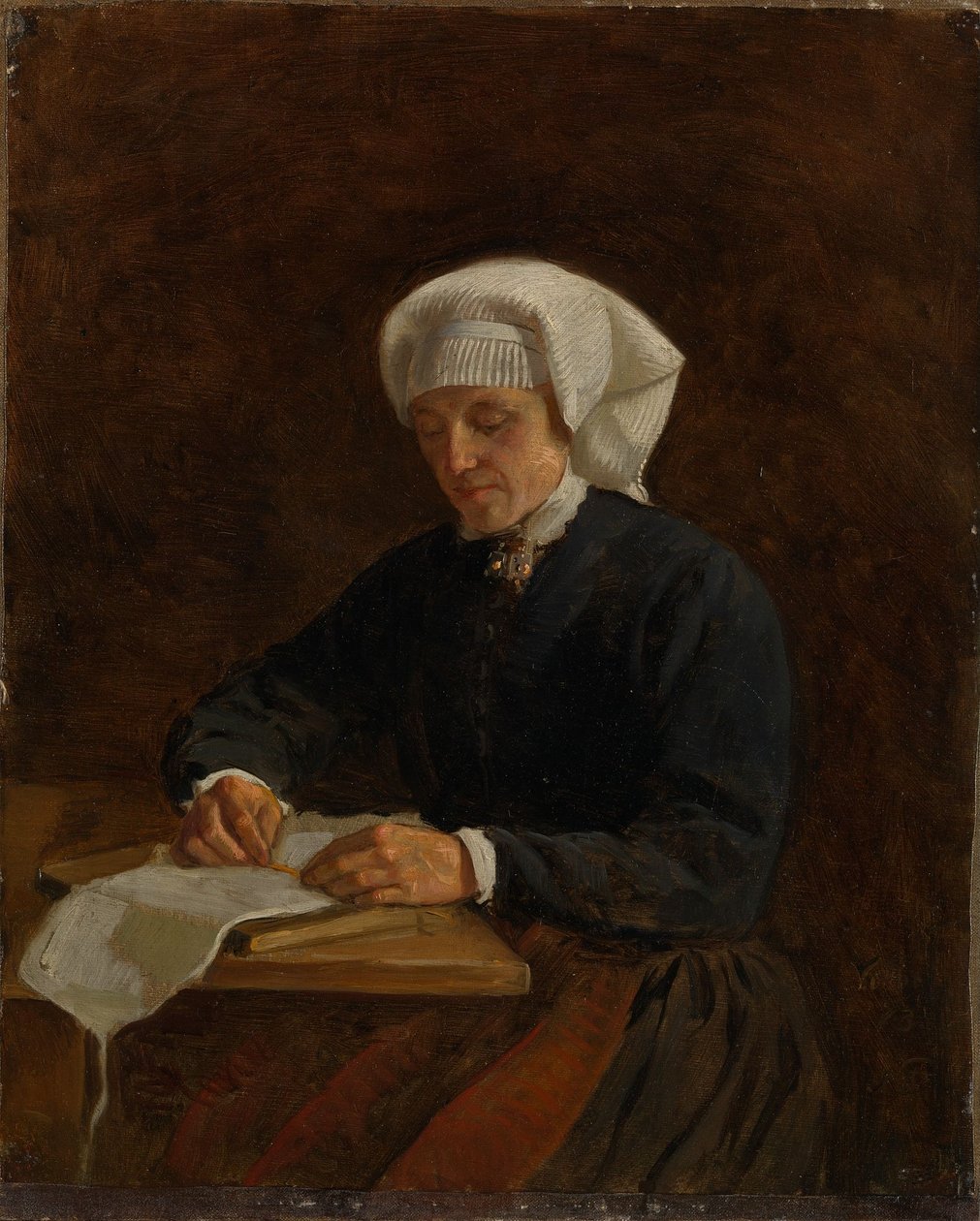 Contadina di Vikøy da Adolph Tidemand