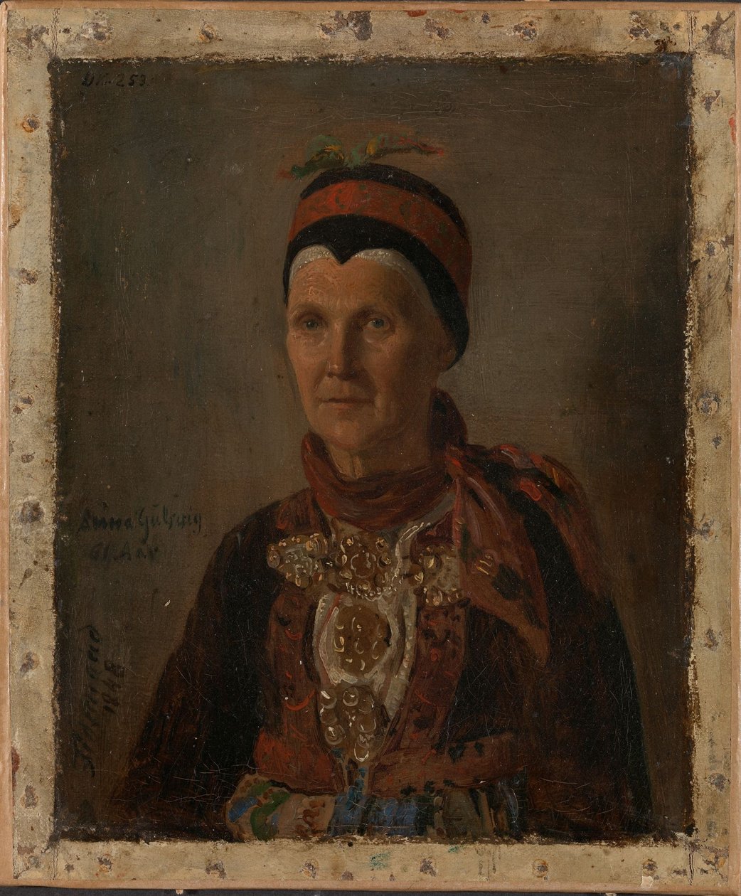 Ritratto di Anna Gulsvig da Adolph Tidemand