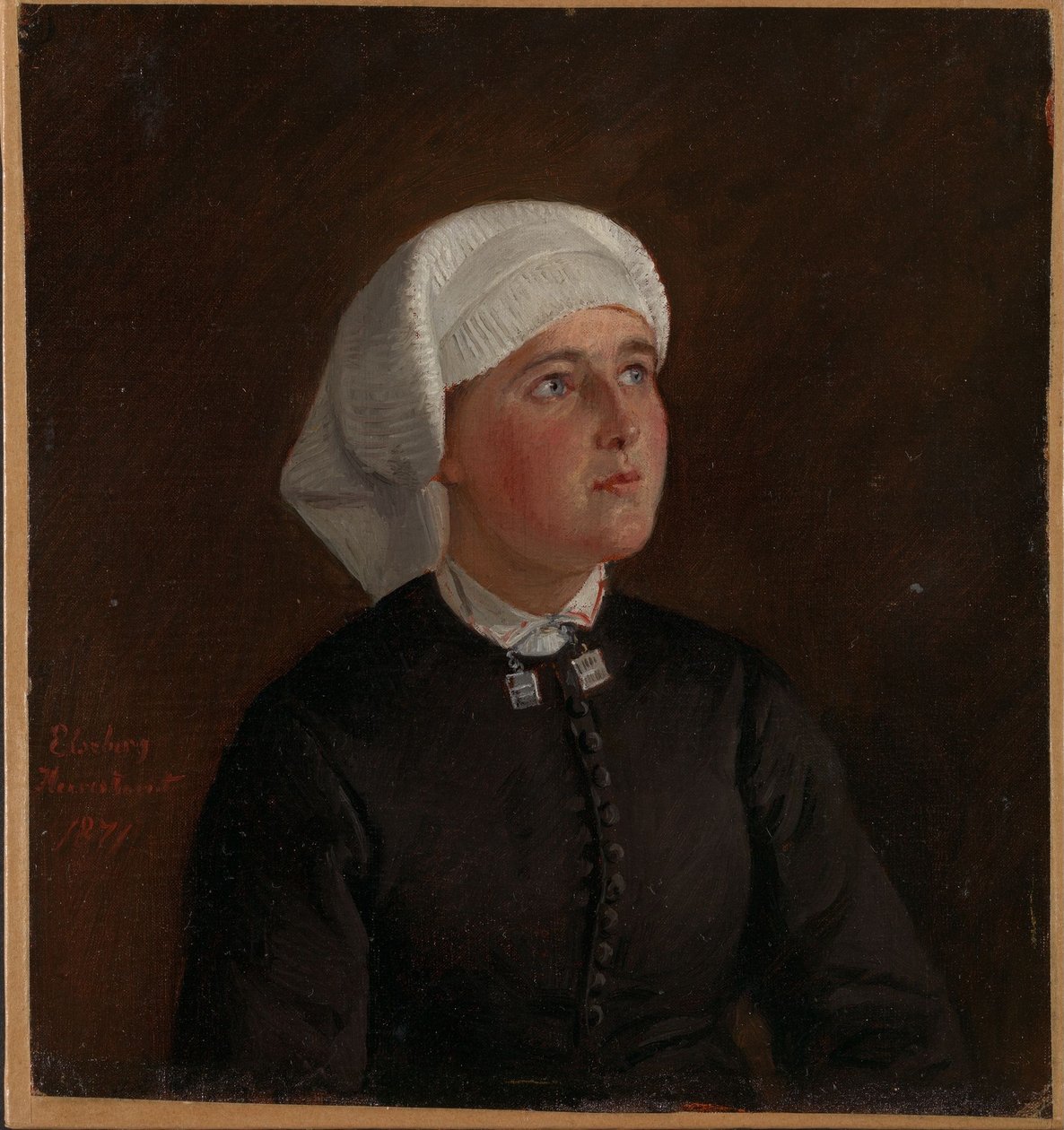 Ritratto di Elseberg Herrestvedt da Adolph Tidemand