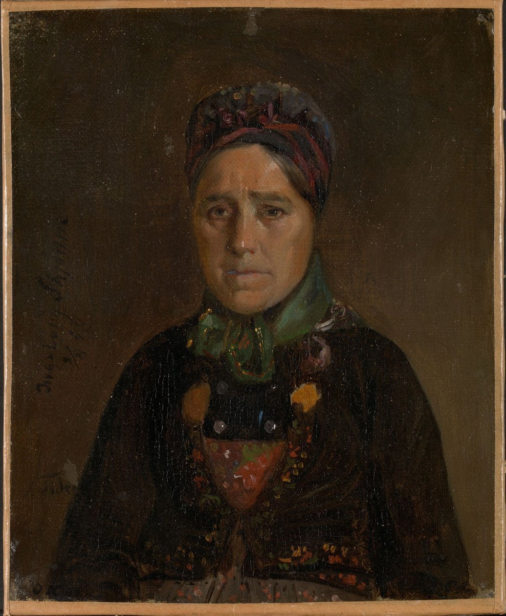 Ritratto di Ingeborg Skjønne di Numedal da Adolph Tidemand