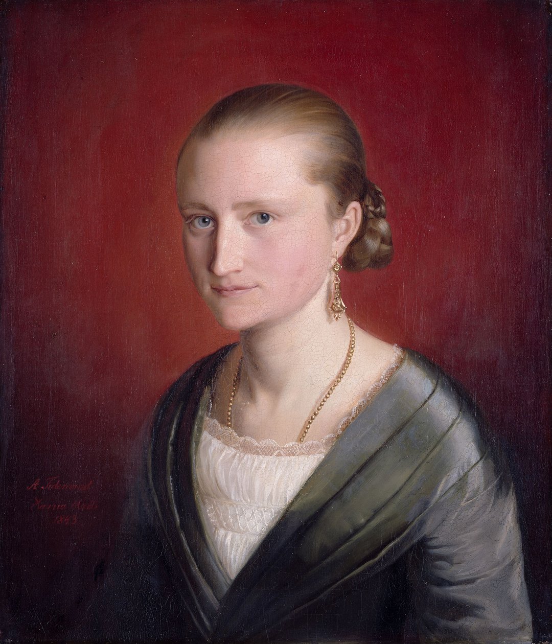 Ritratto di Claudine Jaeger da Adolph Tidemand