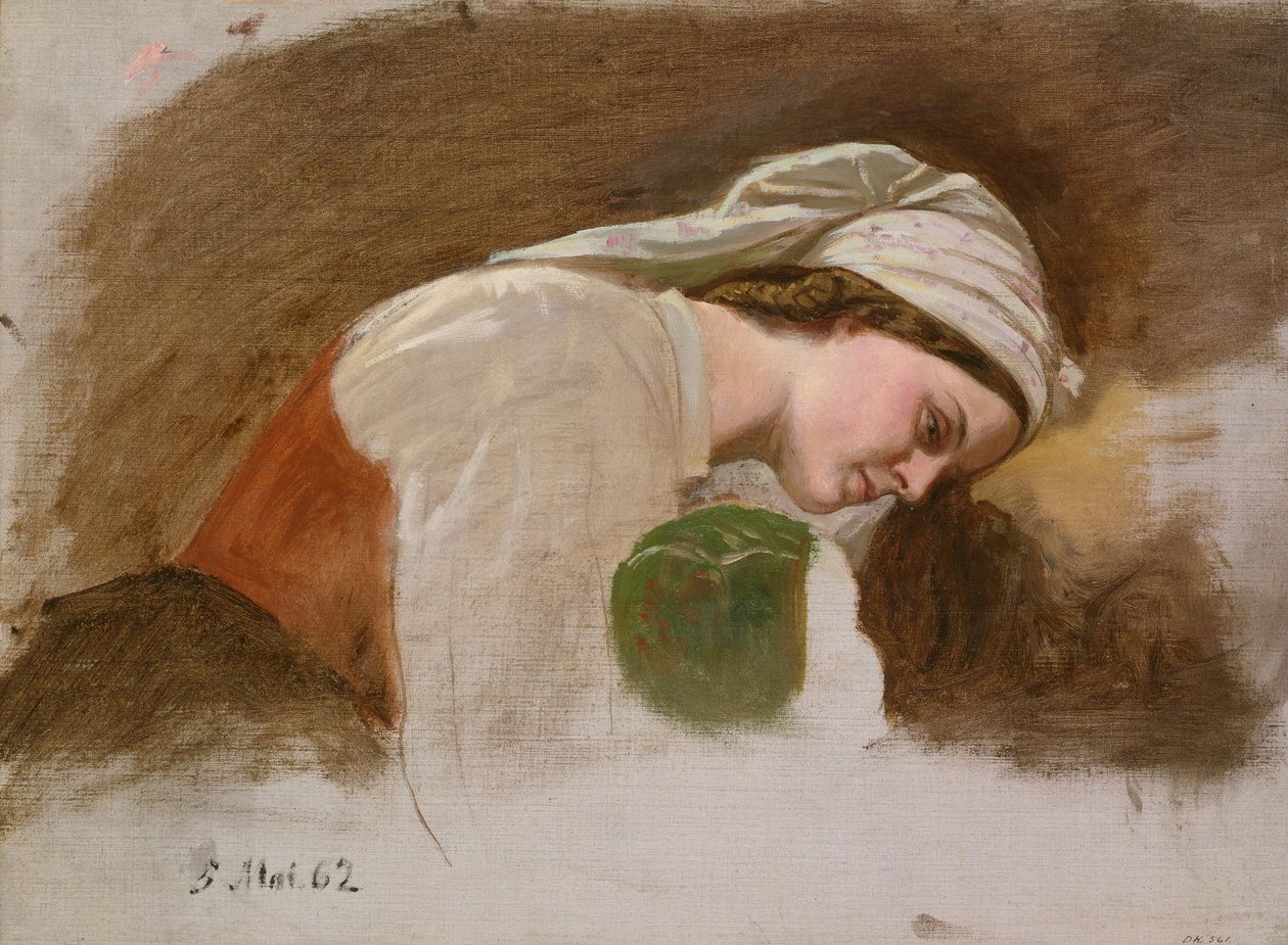 Studio per Dopo il combattimento da Adolph Tidemand