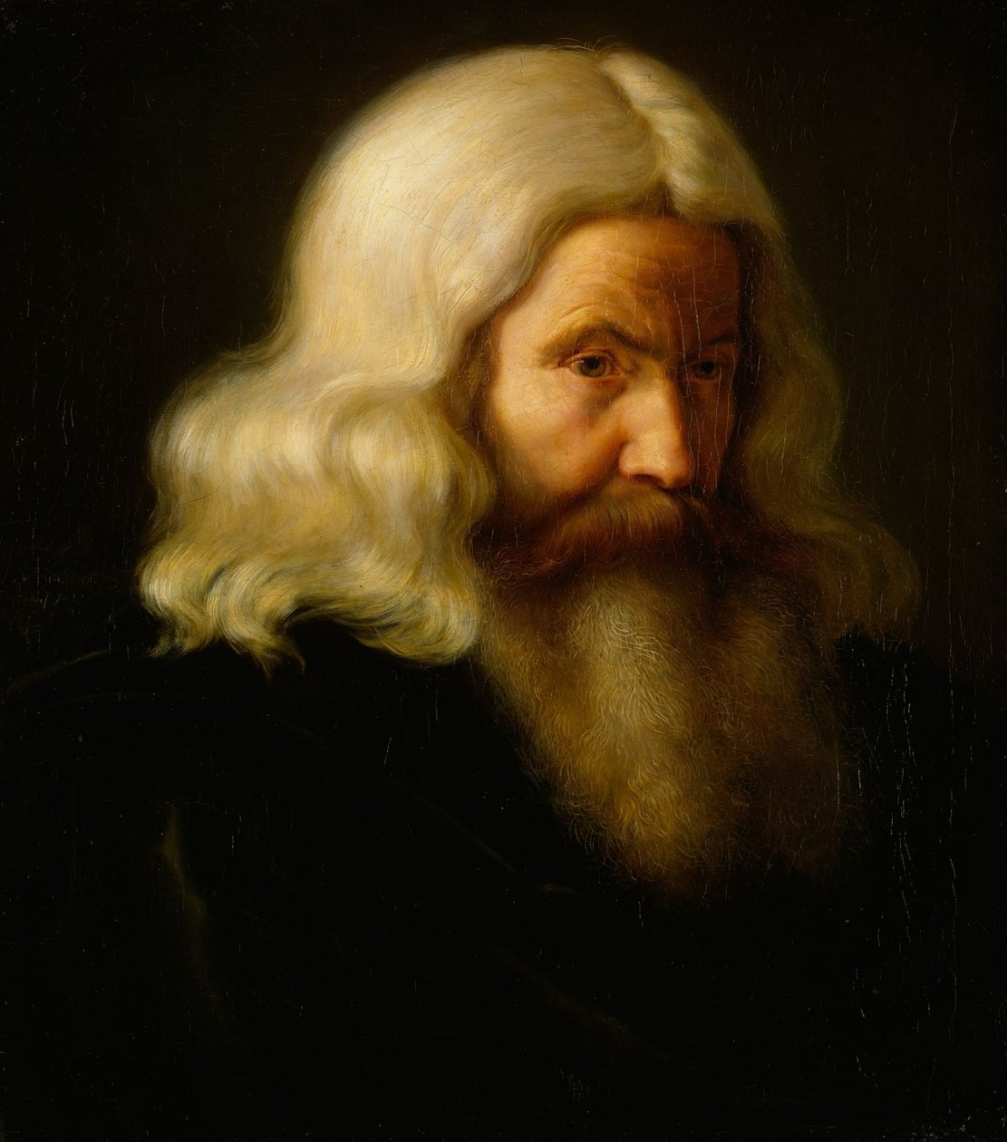 Studio di un uomo anziano da Adolph Tidemand