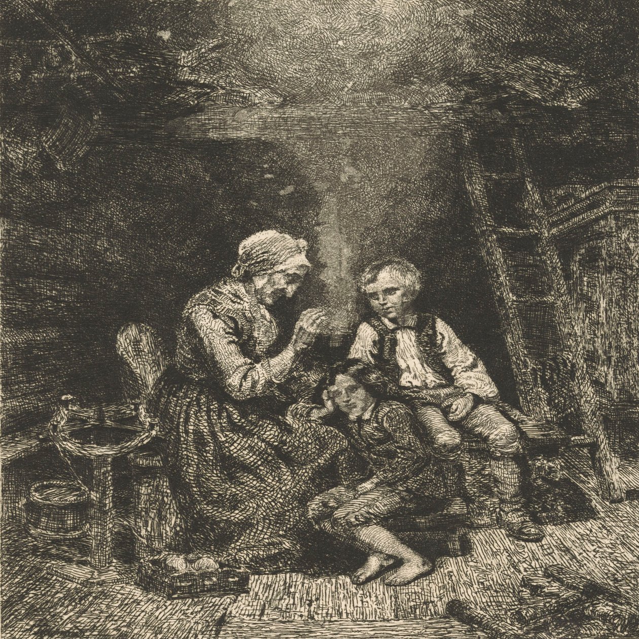 Il narratore di fiabe da Adolph Tidemand