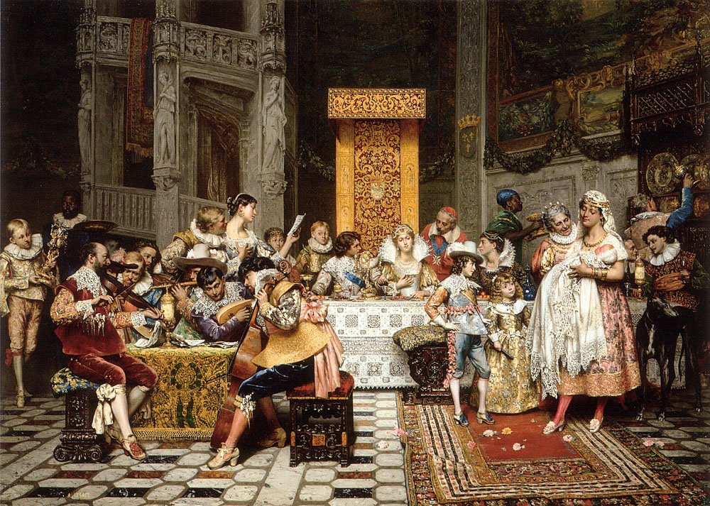 Battesimo del Conde da Adolphe-Alexandre Lesrel