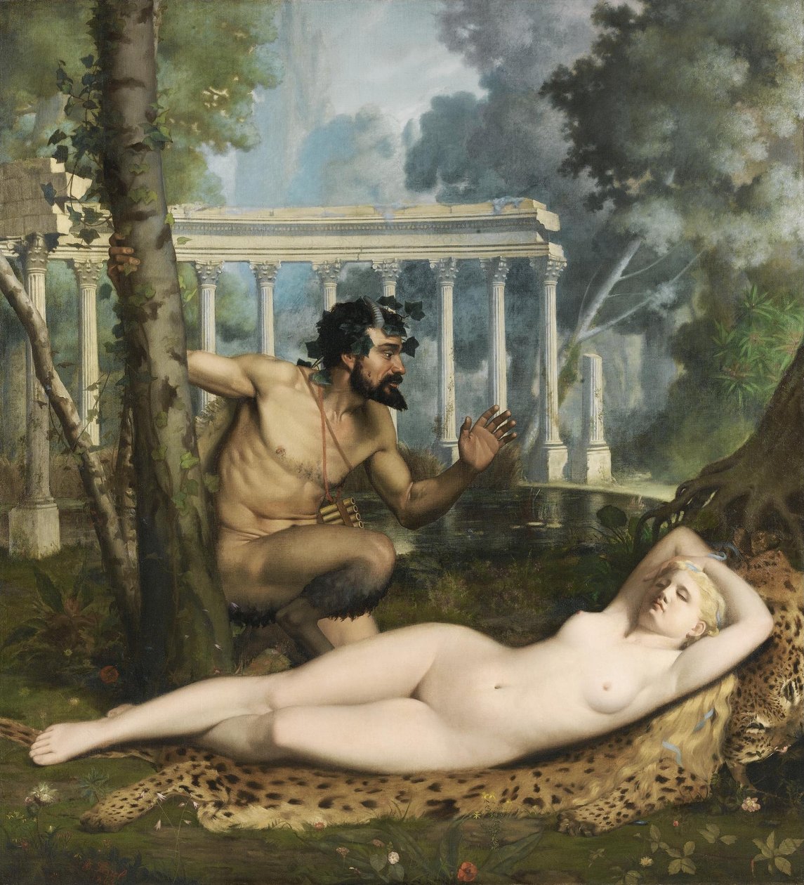 Pan e Venere da Adolphe-Alexandre Lesrel