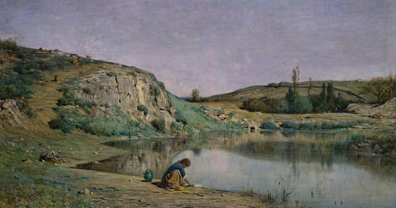 Riva del Lago Bourget da Adolphe Appian