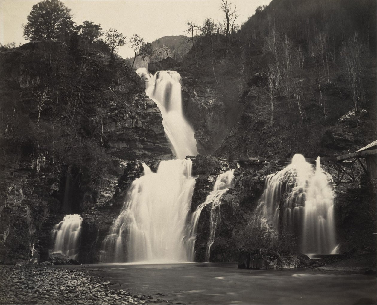 Cascate del Reichenbach da Adolphe Braun