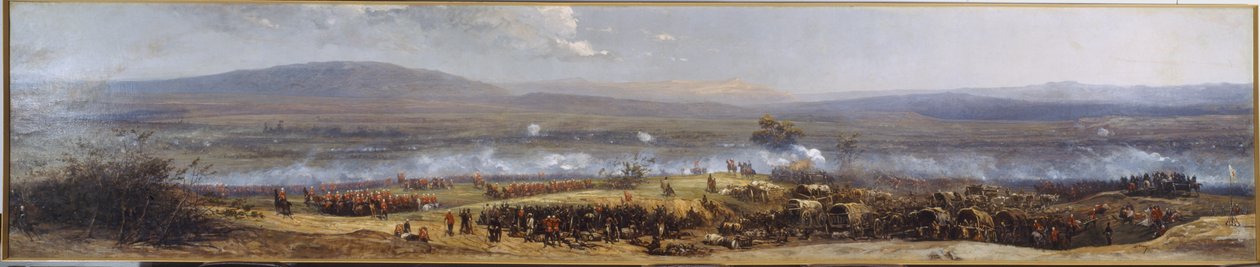La battaglia di Ulnudi il 4 luglio 1879, c.1880 da Adolphe Yvon
