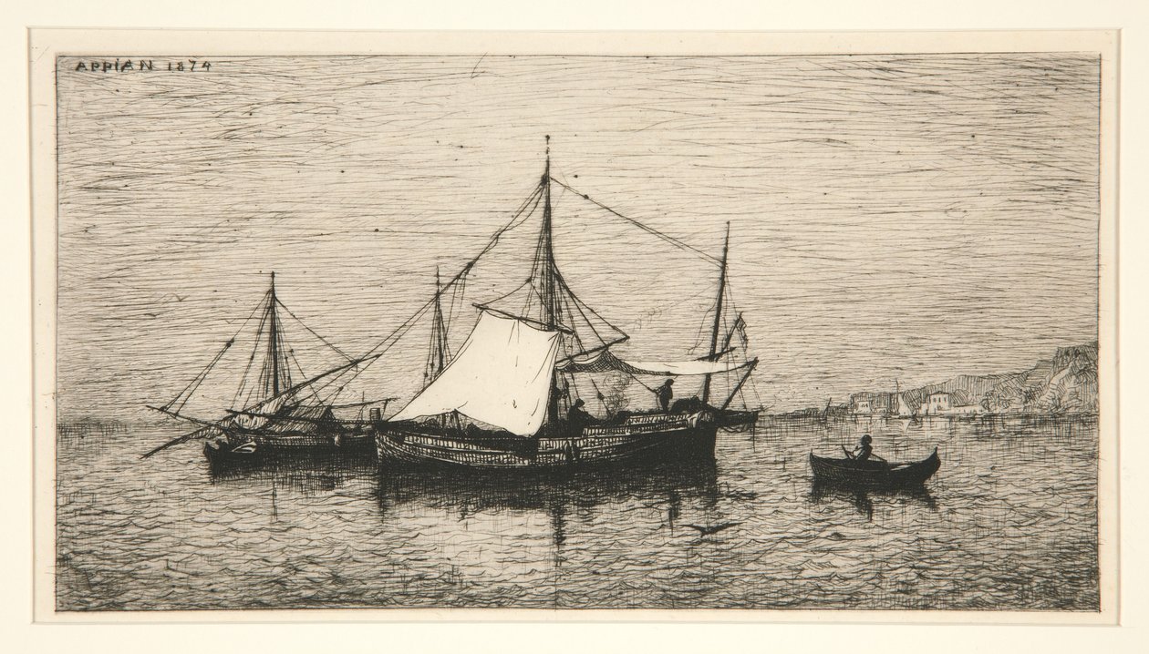 Imbarcazioni da cabotaggio (Costiere italiane) da Adolphe Appian