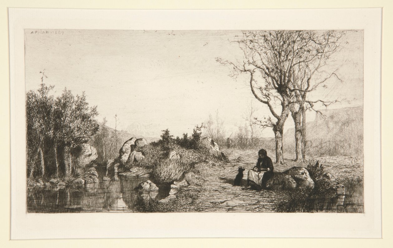 Bordi del ruscello a Rossilon (Ain) da Adolphe Appian