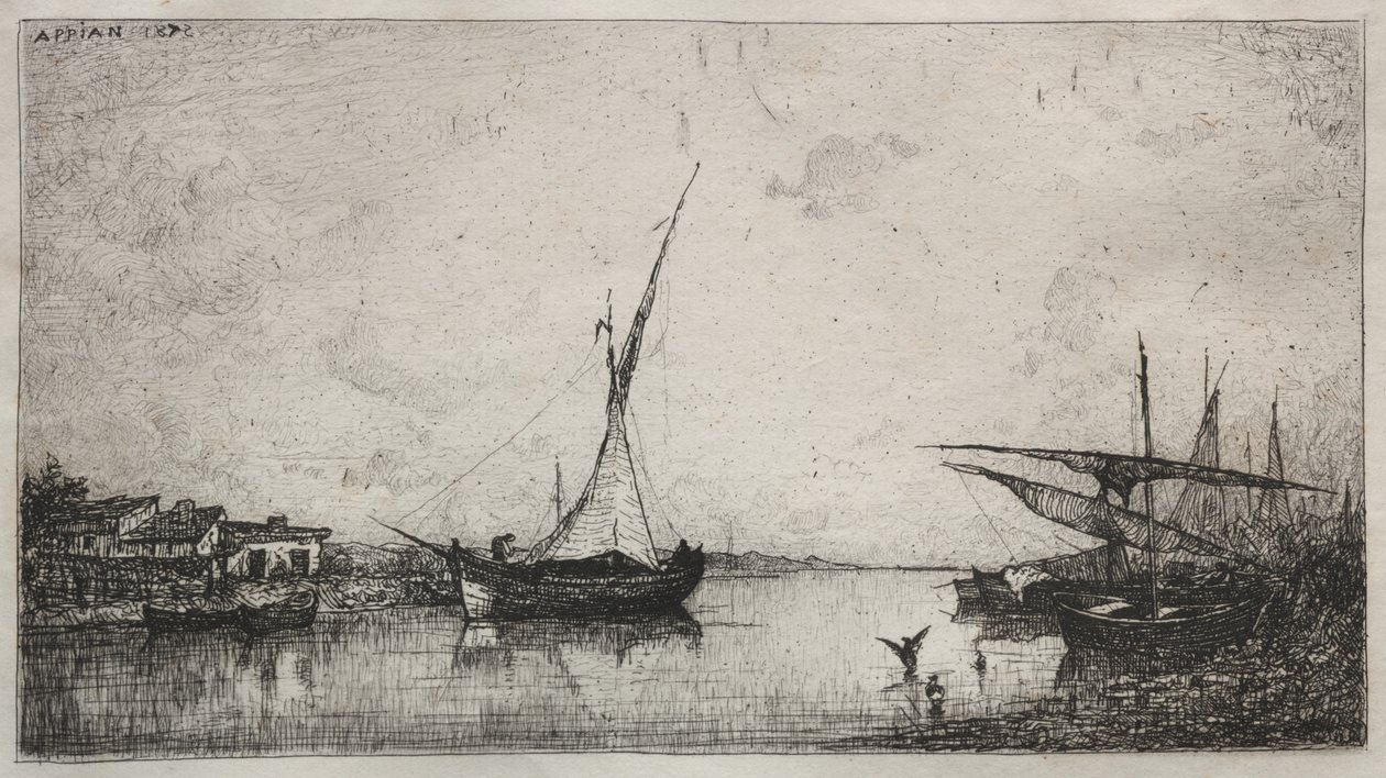 Canale a Martigues da Adolphe Appian