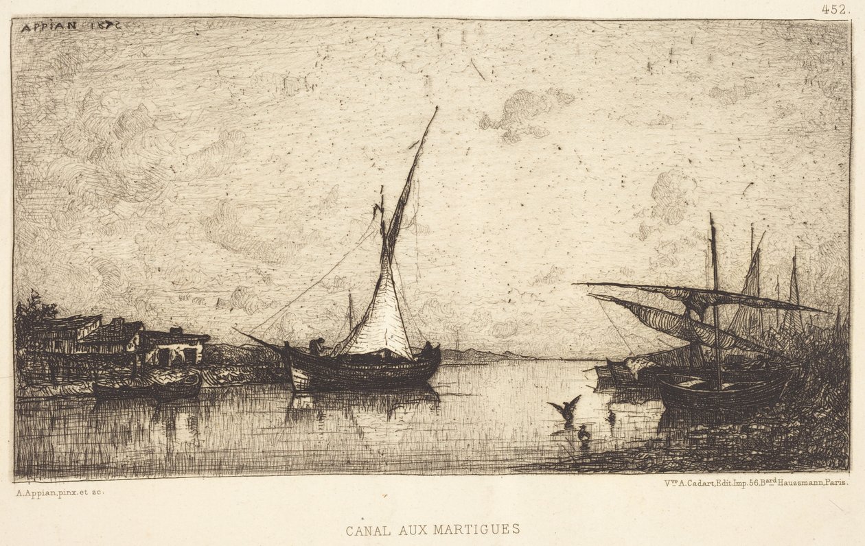 Canale a Martigues da Adolphe Appian