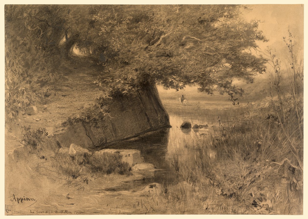 Paesaggio (La fonte a Montalieu) da Adolphe Appian