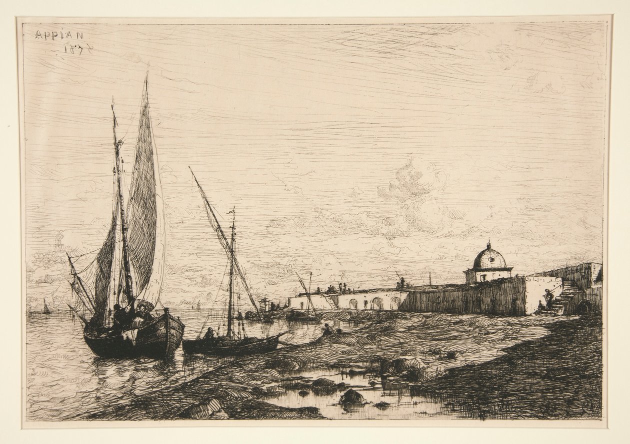 Il porto di San Remo da Adolphe Appian