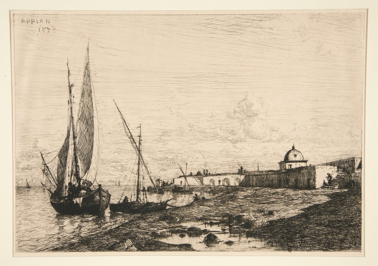 Il porto di San Remo da Adolphe Appian