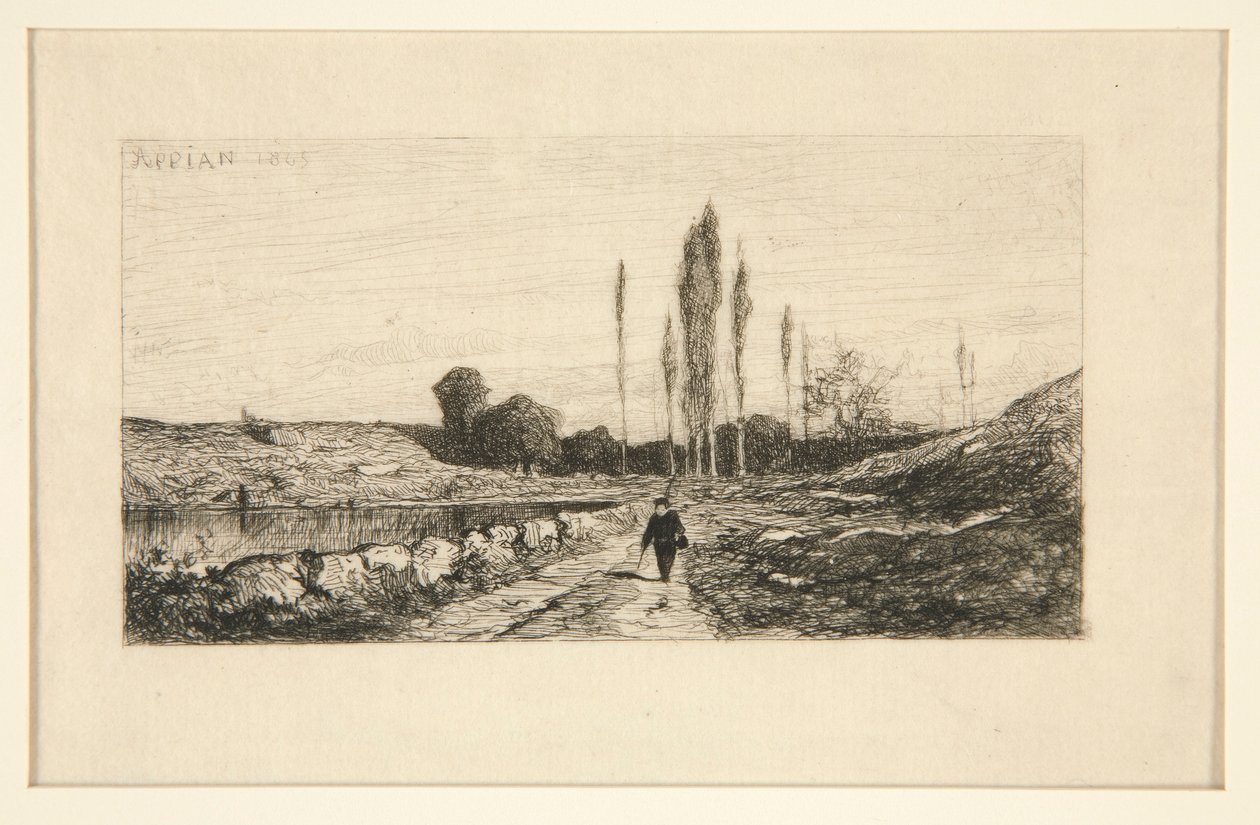 Sentiero al bordo d da Adolphe Appian