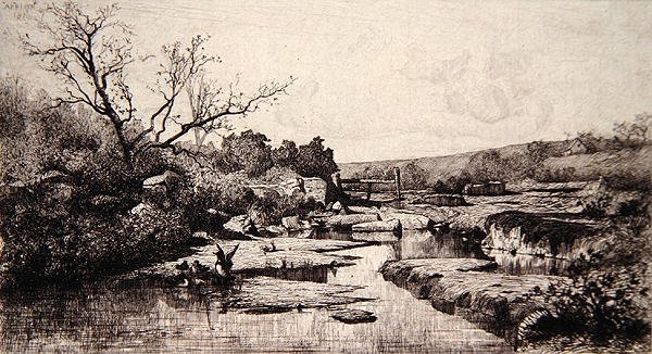 Sorgente del fiume Albarine da Adolphe Appian