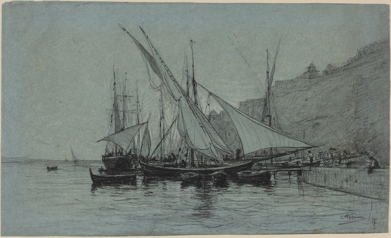 Il porto di Monaco da Adolphe Appian