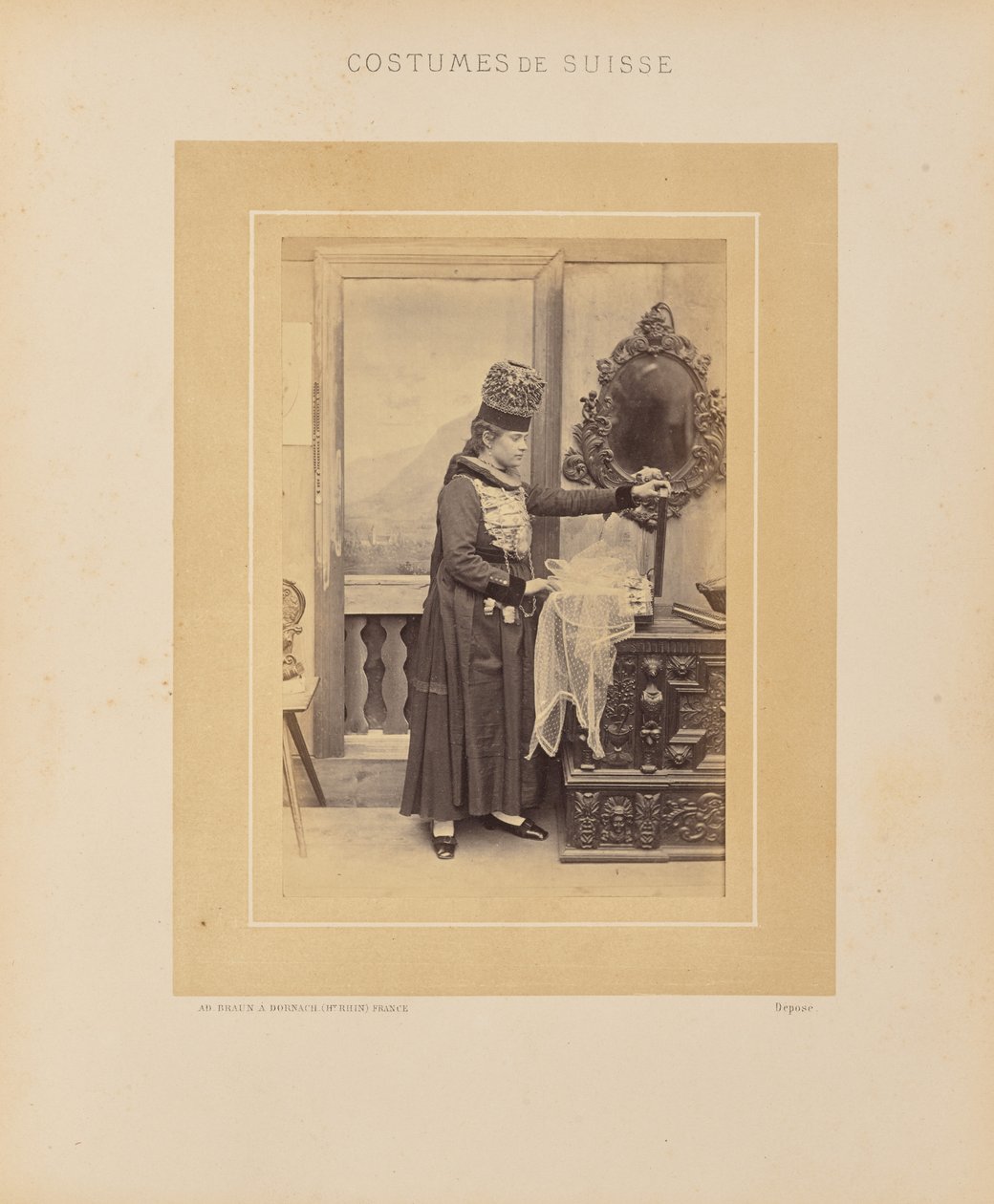 Cantone di Friburgo da Adolphe Braun