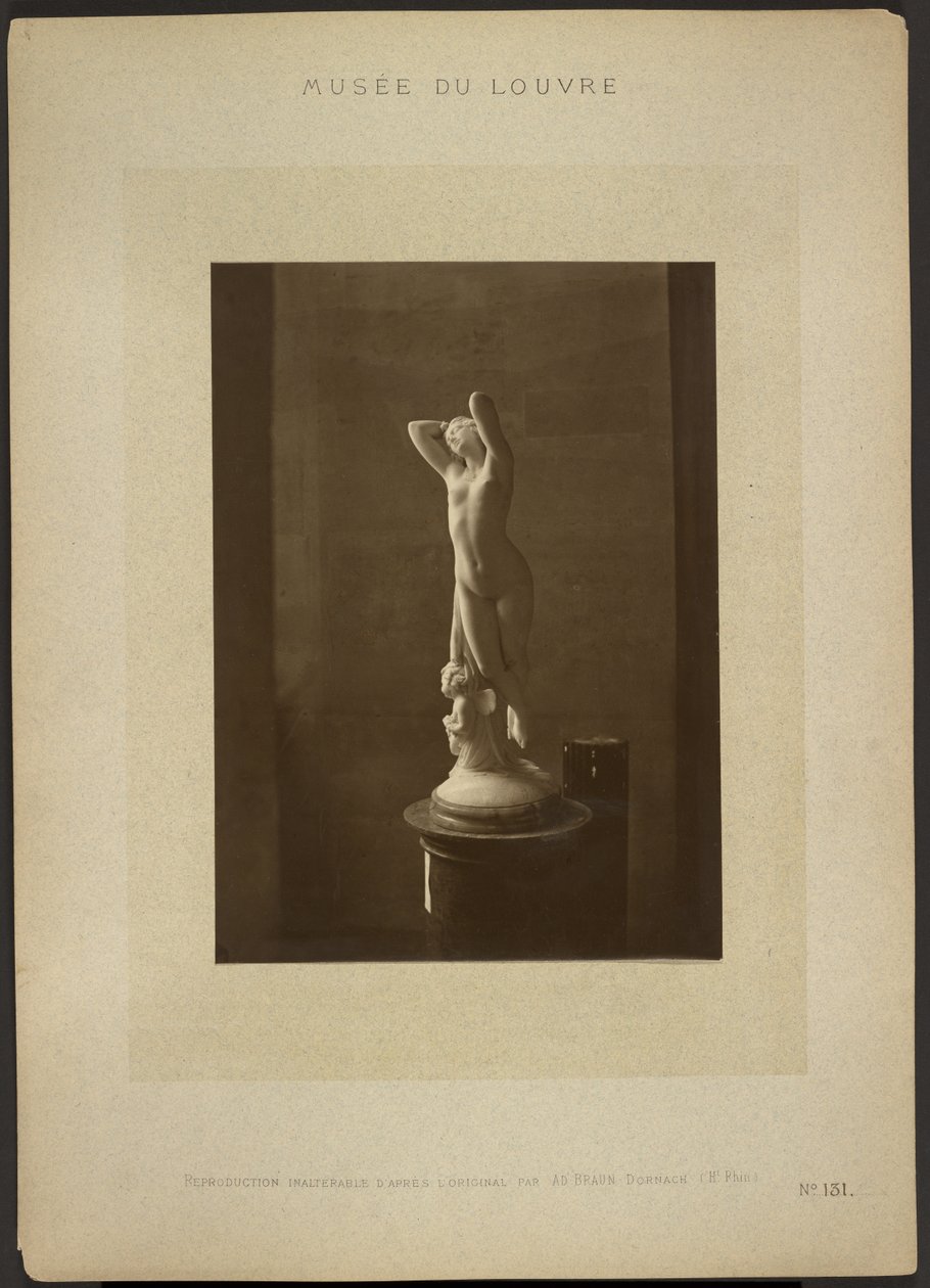 [Amore e Psiche di Pradier / Musee Louvre]. da Adolphe Braun