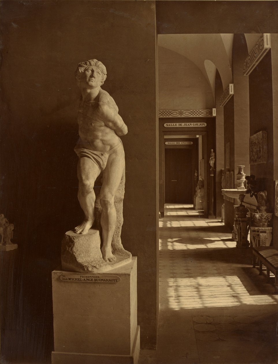 [Lo schiavo ribelle di Michelangelo, Museo del Louvre] da Adolphe Braun