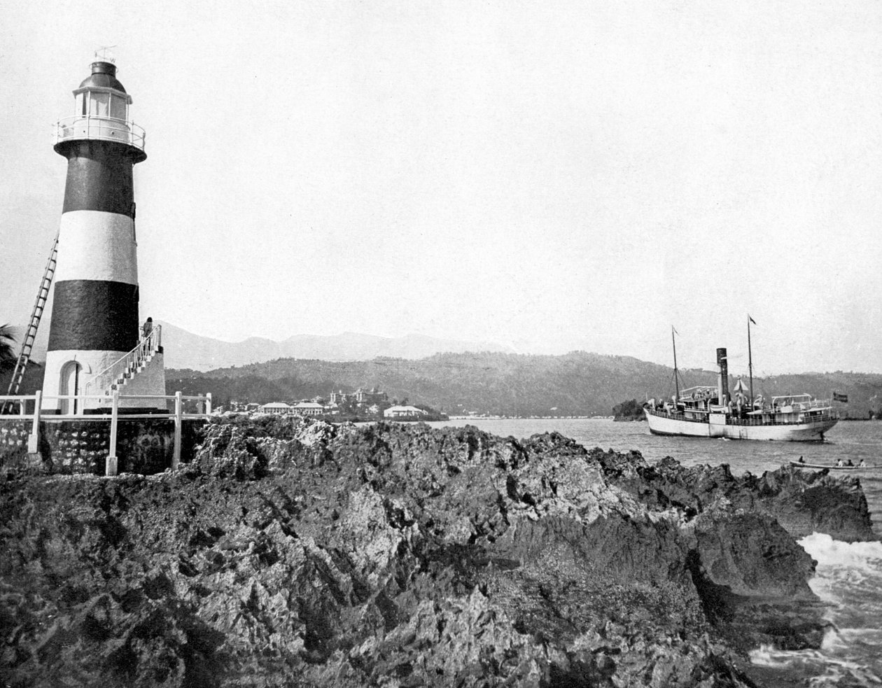 Ingresso a Port Antonio, Giamaica, c1905 da Adolphe Duperly and Son