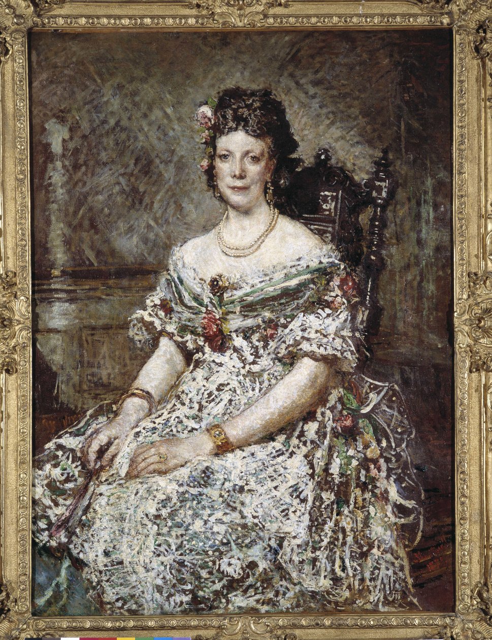 Ritratto di Madame Pascal da Adolphe Joseph Thomas Monticelli