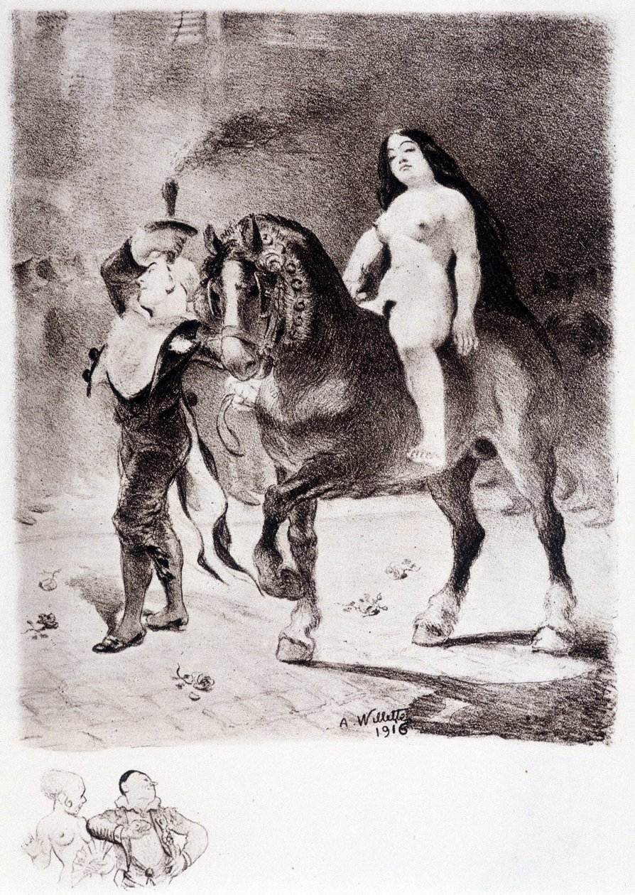Orgoglio - Disegno di Willette da Adolphe Leon Willette