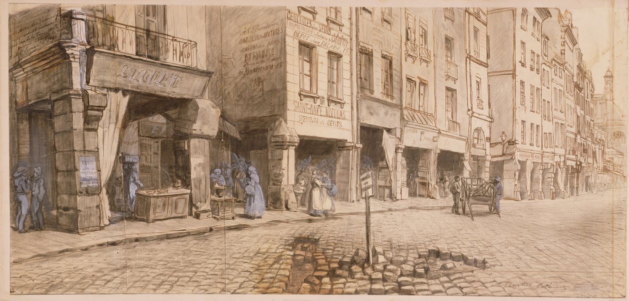 Una strada da Adolphe Martial Potemont