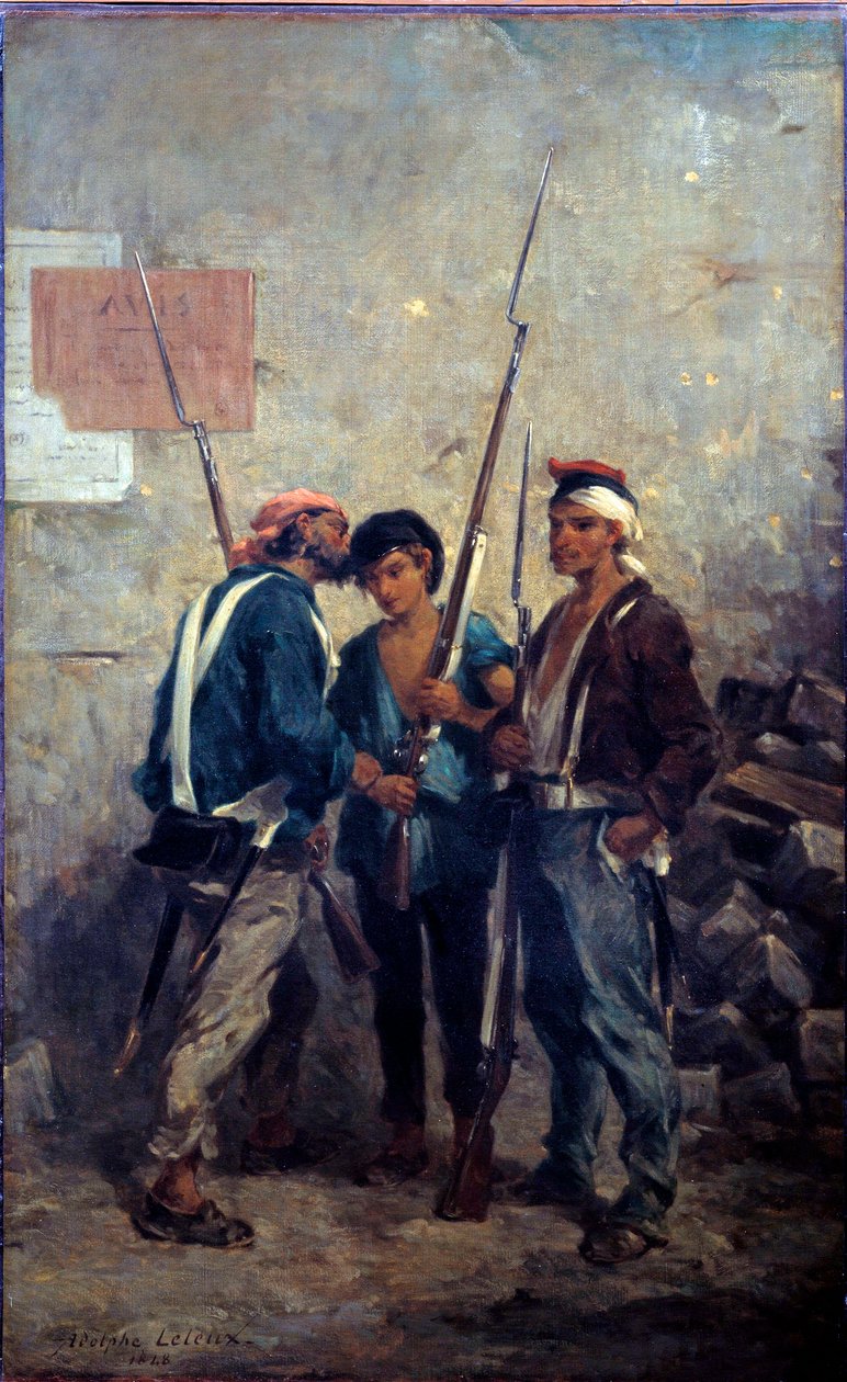 Rivoluzione del 1848: il grido di battaglia da Adolphe Pierre Leleux