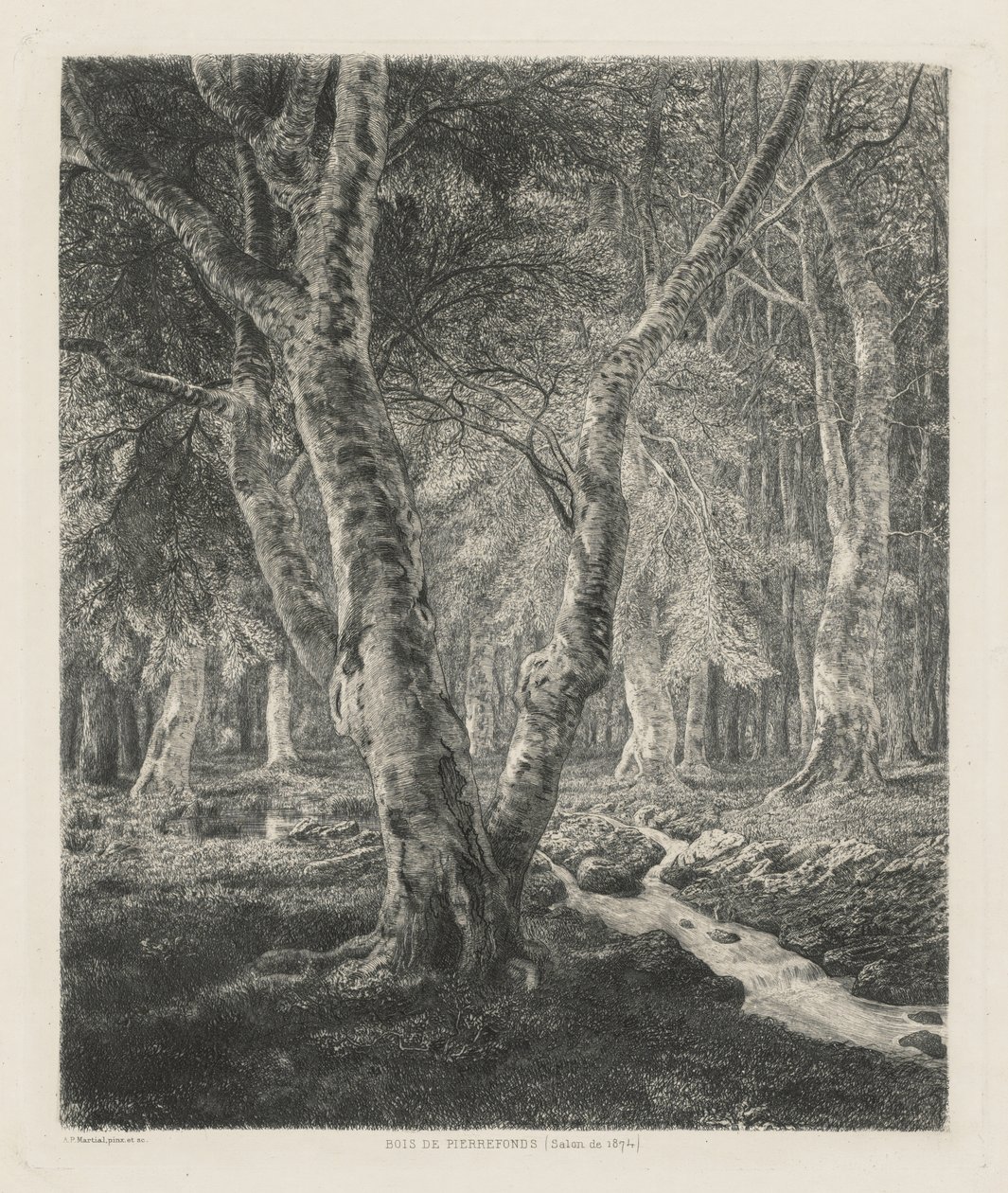 Bois de Pierrefonds da Adolphe Théodore Jules Martial Potémont