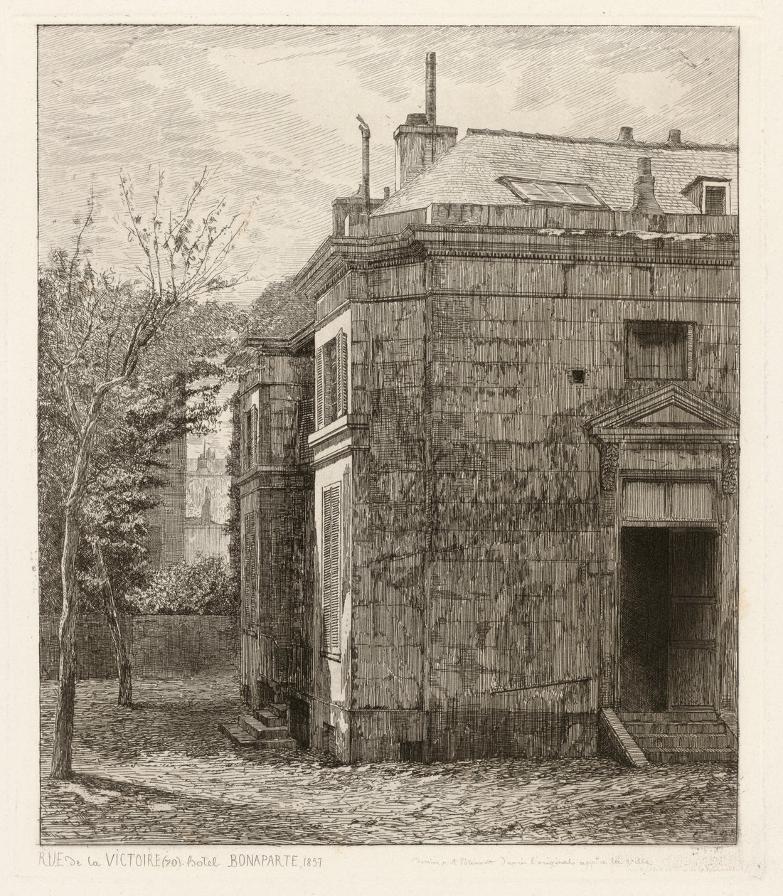 Rue de la Victoire (70). Hôtel Bonaparte da Adolphe Théodore Jules Martial Potémont