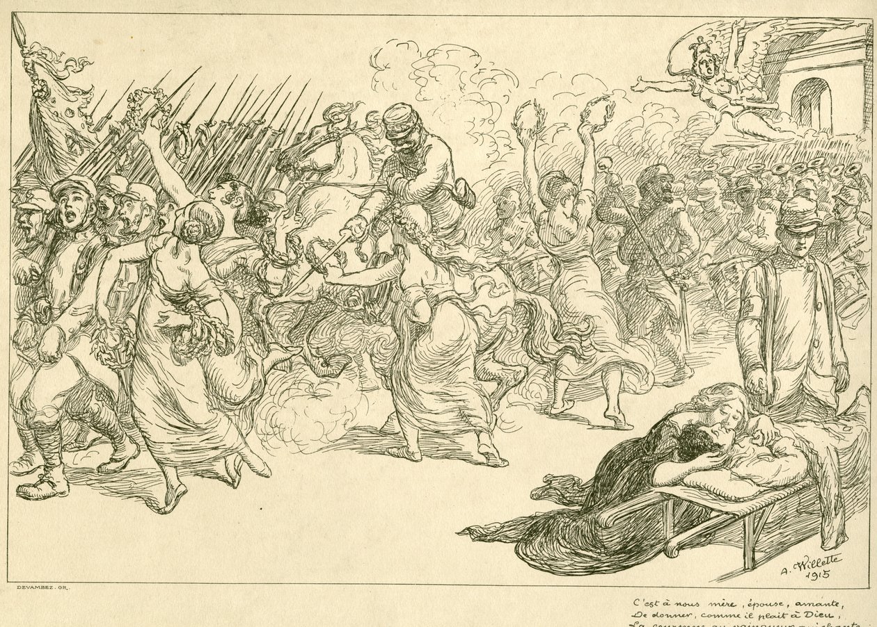 Canto del Girondius da Adolphe Willette