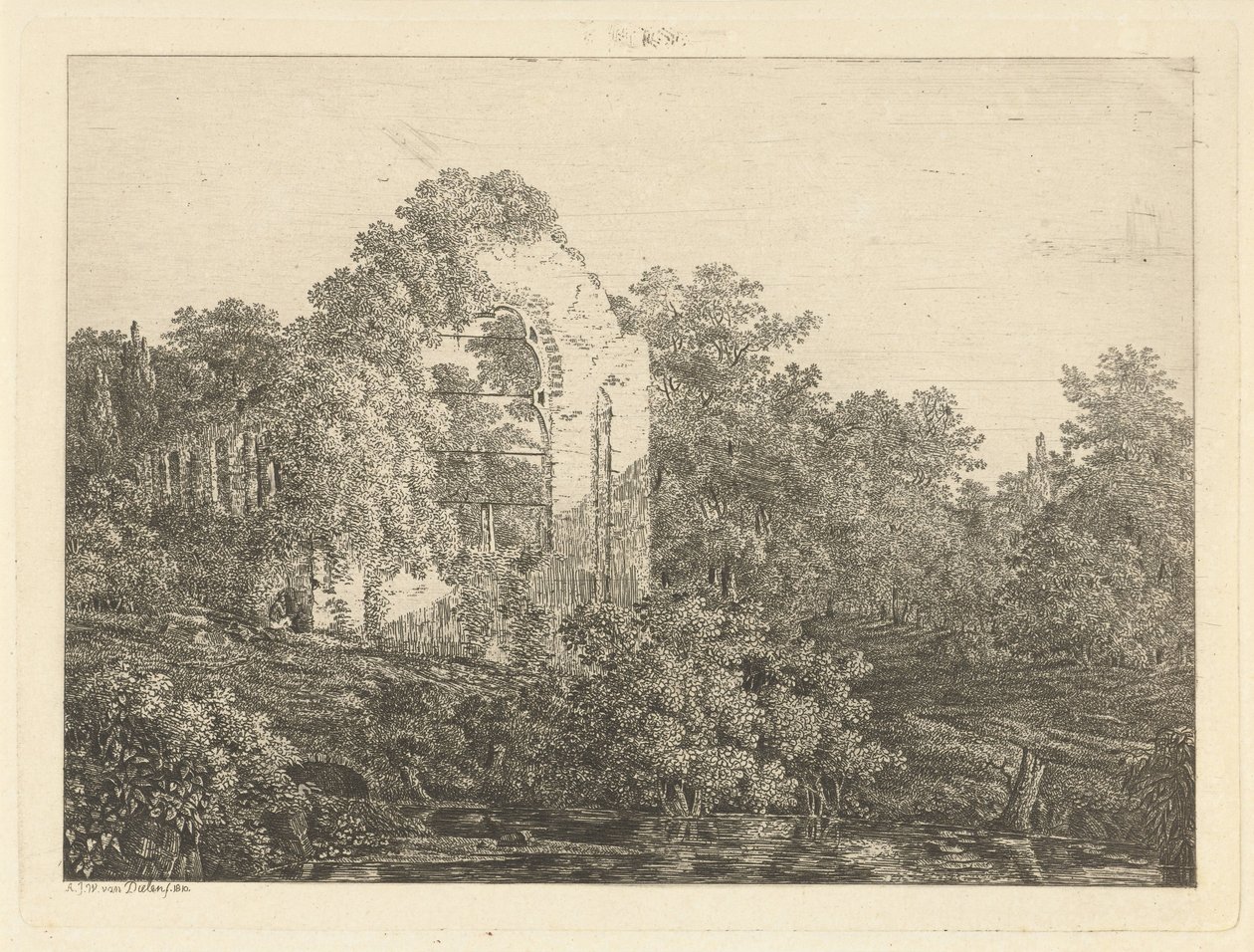Rovina della Casa ter Haar da Adriaan Jacob Willem van Dielen