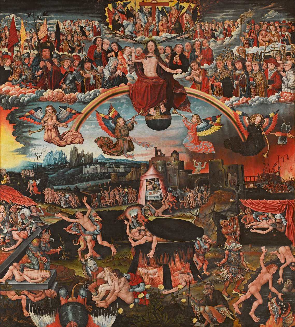 Il Giudizio Universale, 1526 da Adriaan Moreels and Pieter Van Boven