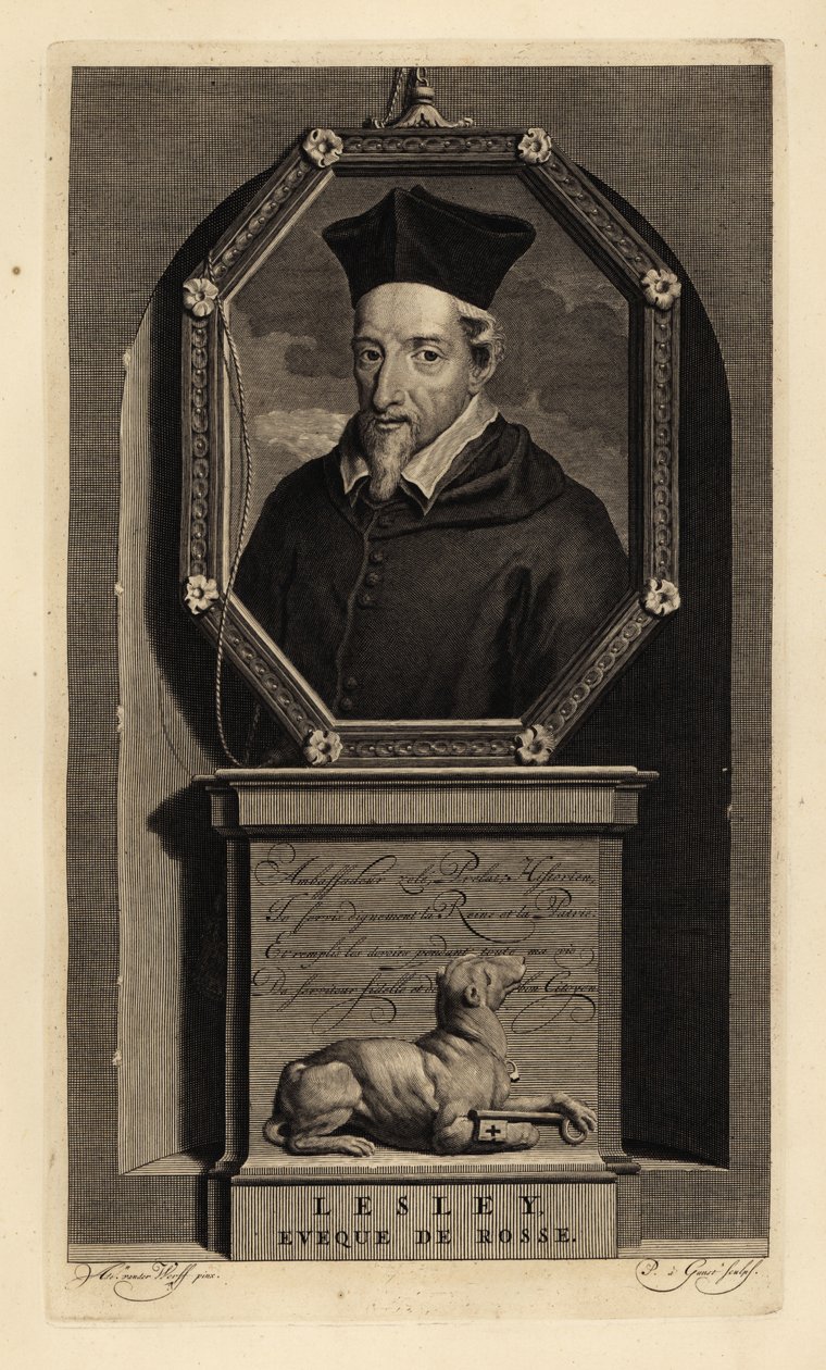 John Lesley, storico scozzese e vescovo di Ross da Adriaan van der (after) Werff