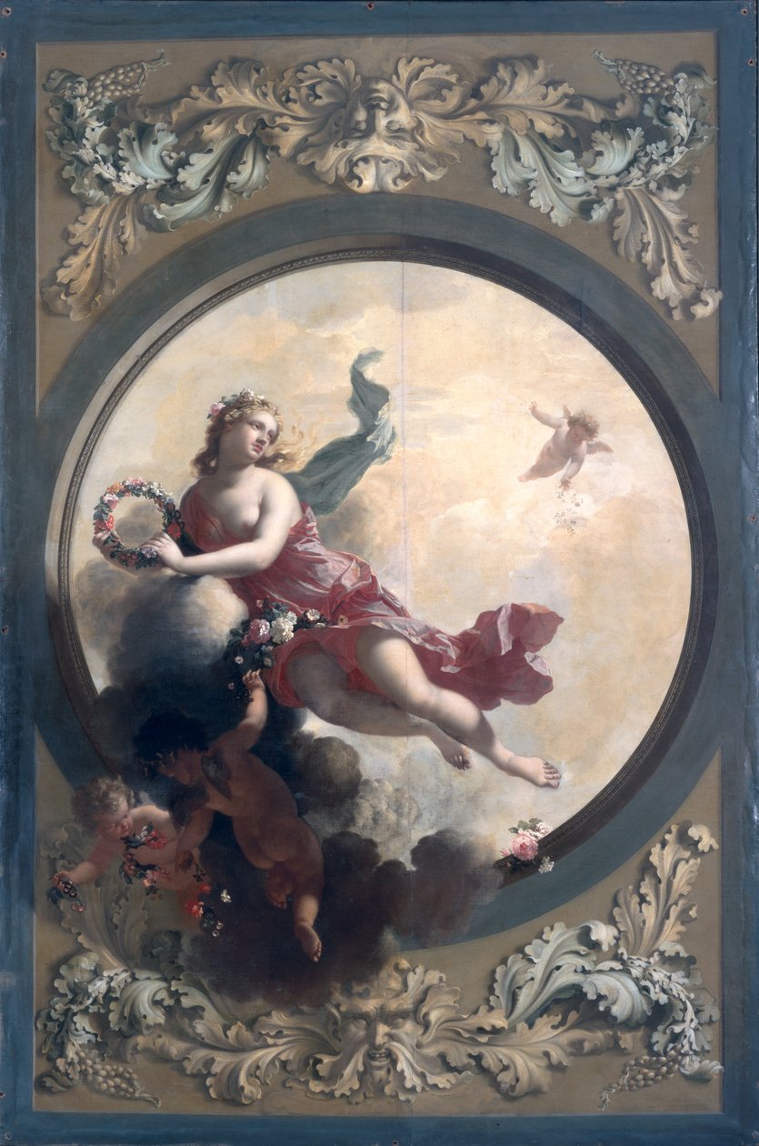 Flora con putti che spargono fiori, 1696 da Adriaan van der Werff