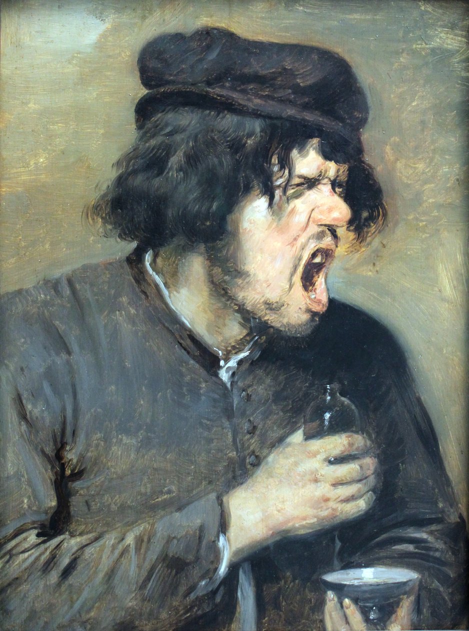 La pozione amara da Adriaen Brouwer