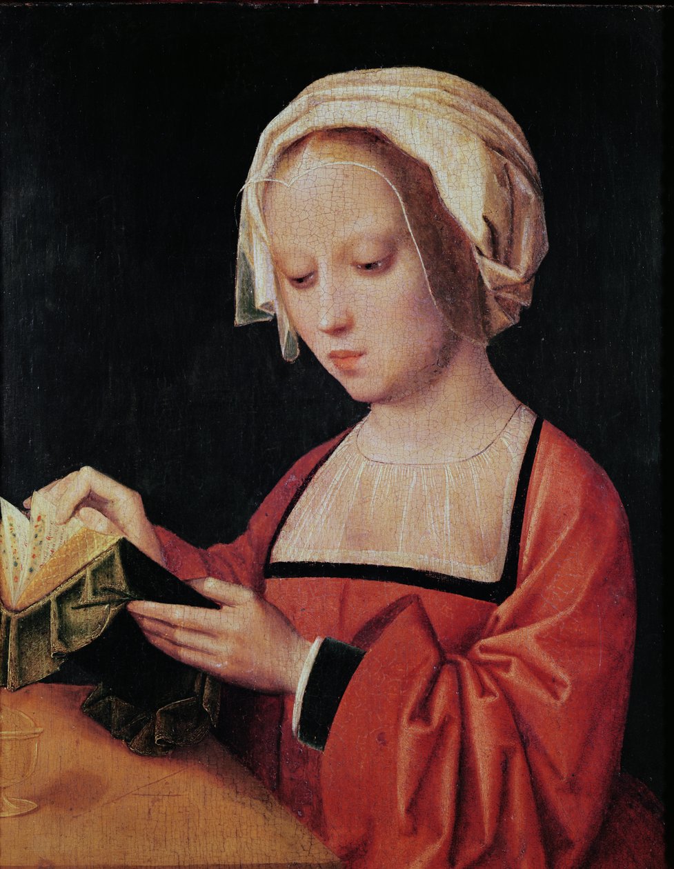 Santa Maria Maddalena che legge da Adriaen Isenbrandt or Isenbrant
