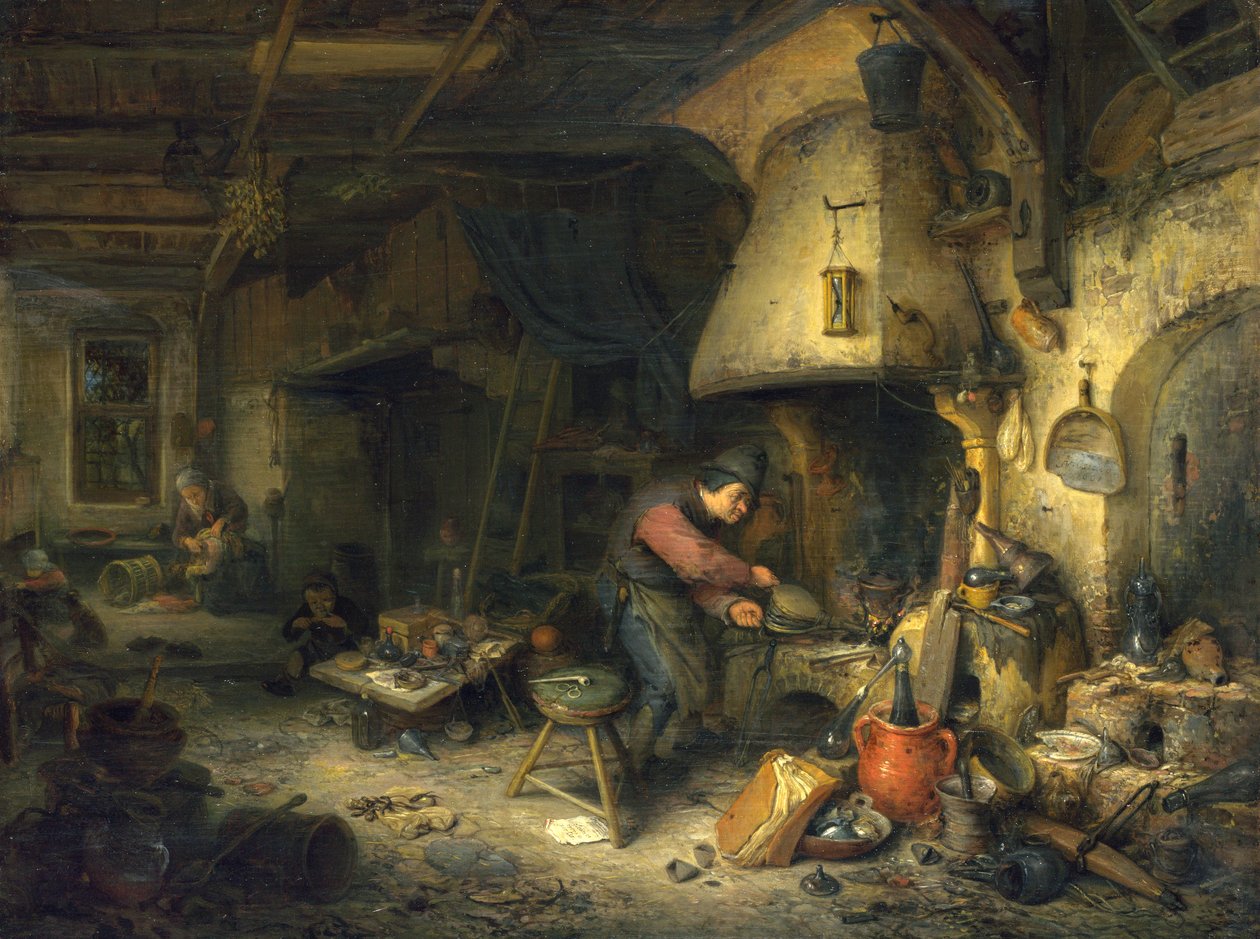 Alchimista da Adriaen Jansz. van Ostade