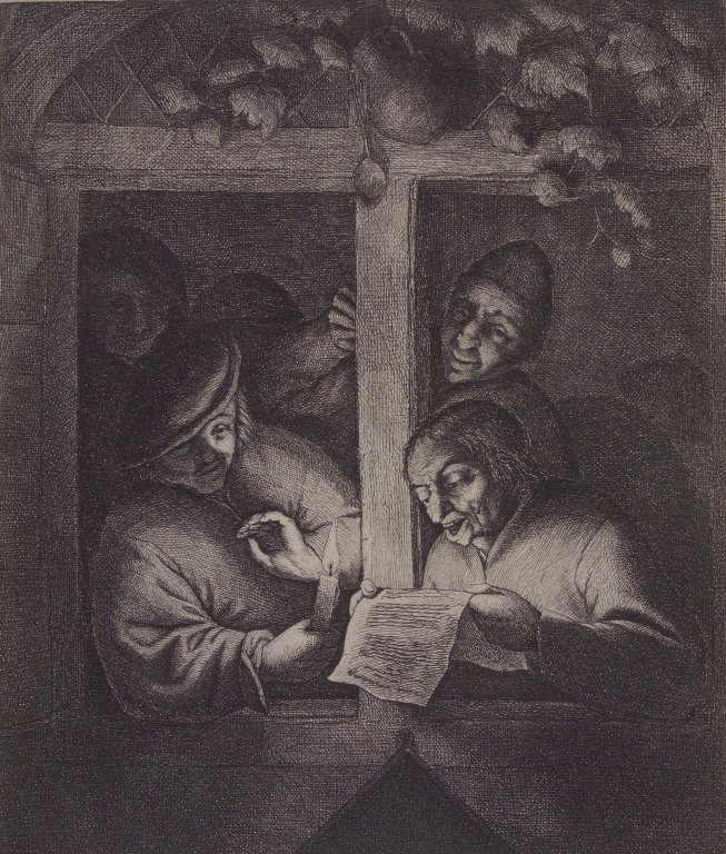 I cantanti alla finestra da Adriaen Jansz. van Ostade