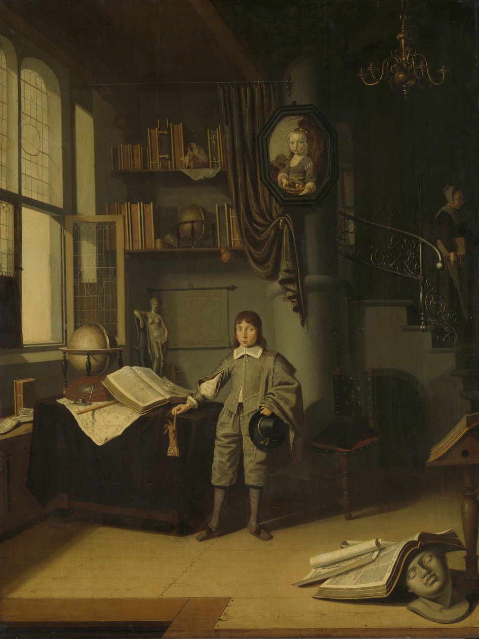 Un Giovane in uno Studio da Adriaen van Gaesbeeck