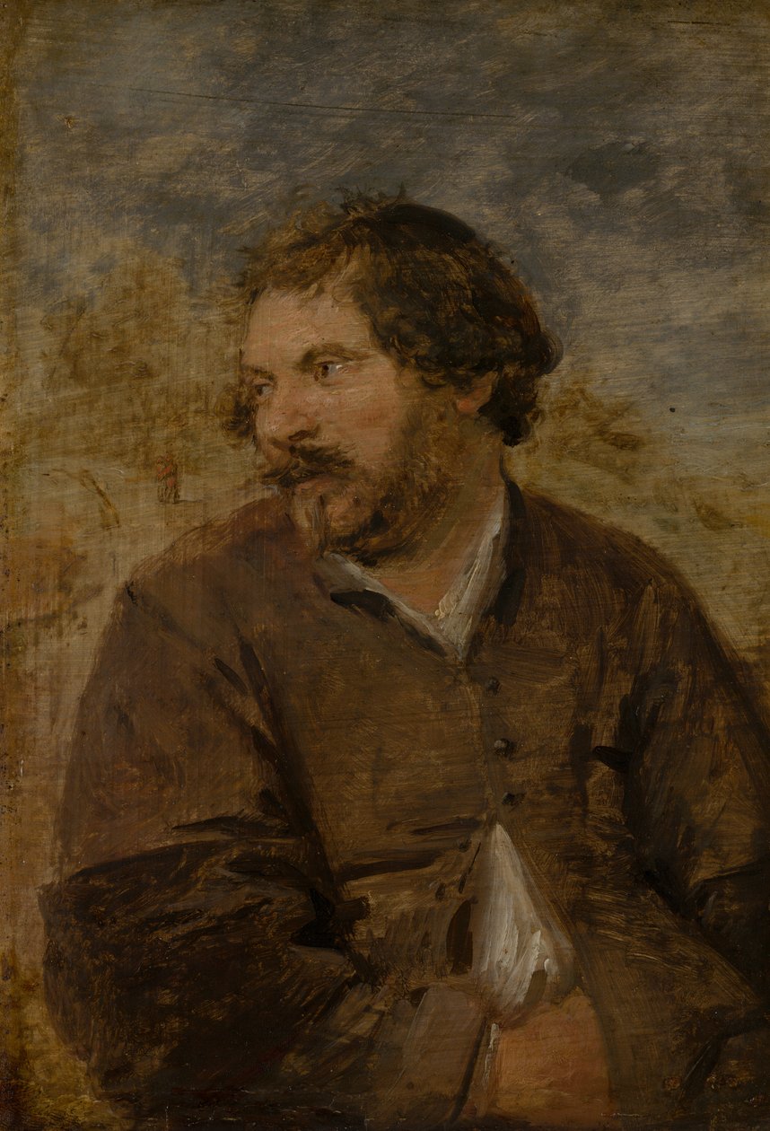 Un uomo grasso da Adriaen Brouwer