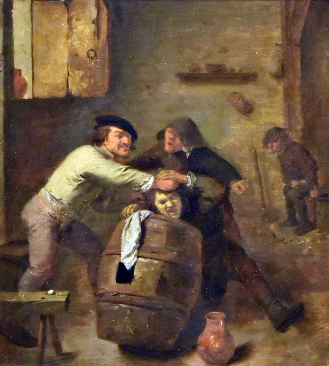 Adriaen Brouwer (ca.1605-prima1feb1638) Due contadini in lotta MOU Oudenaarde 13-12-2018 da Adriaen Brouwer
