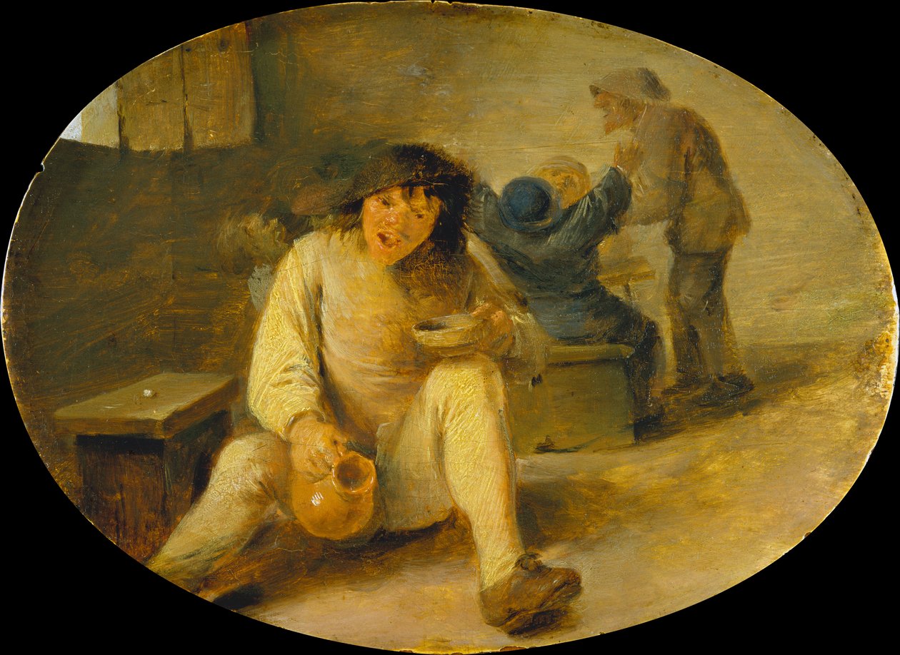 Il contadino ubriaco da Adriaen Brouwer