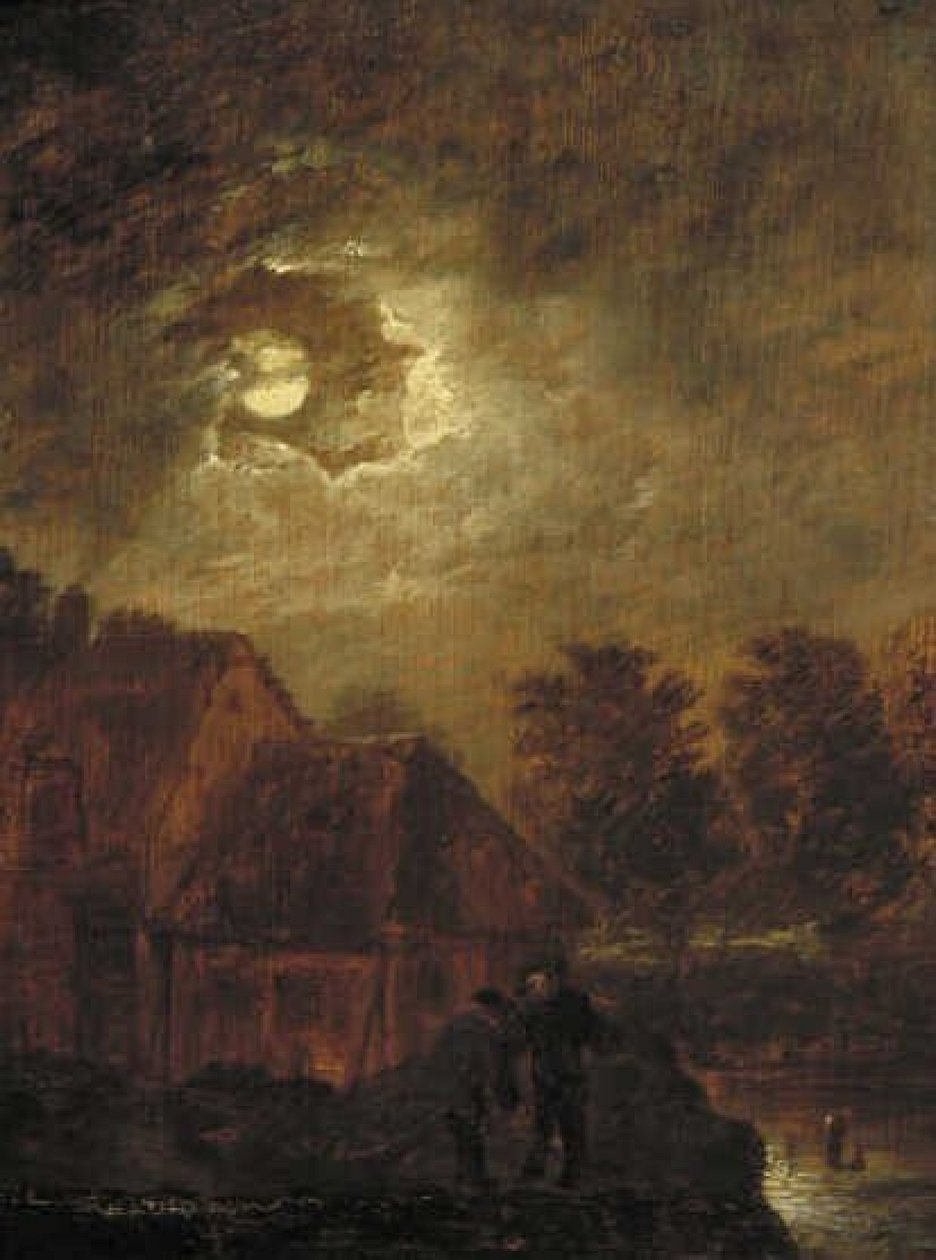 Fattoria al chiaro di luna da Adriaen Brouwer