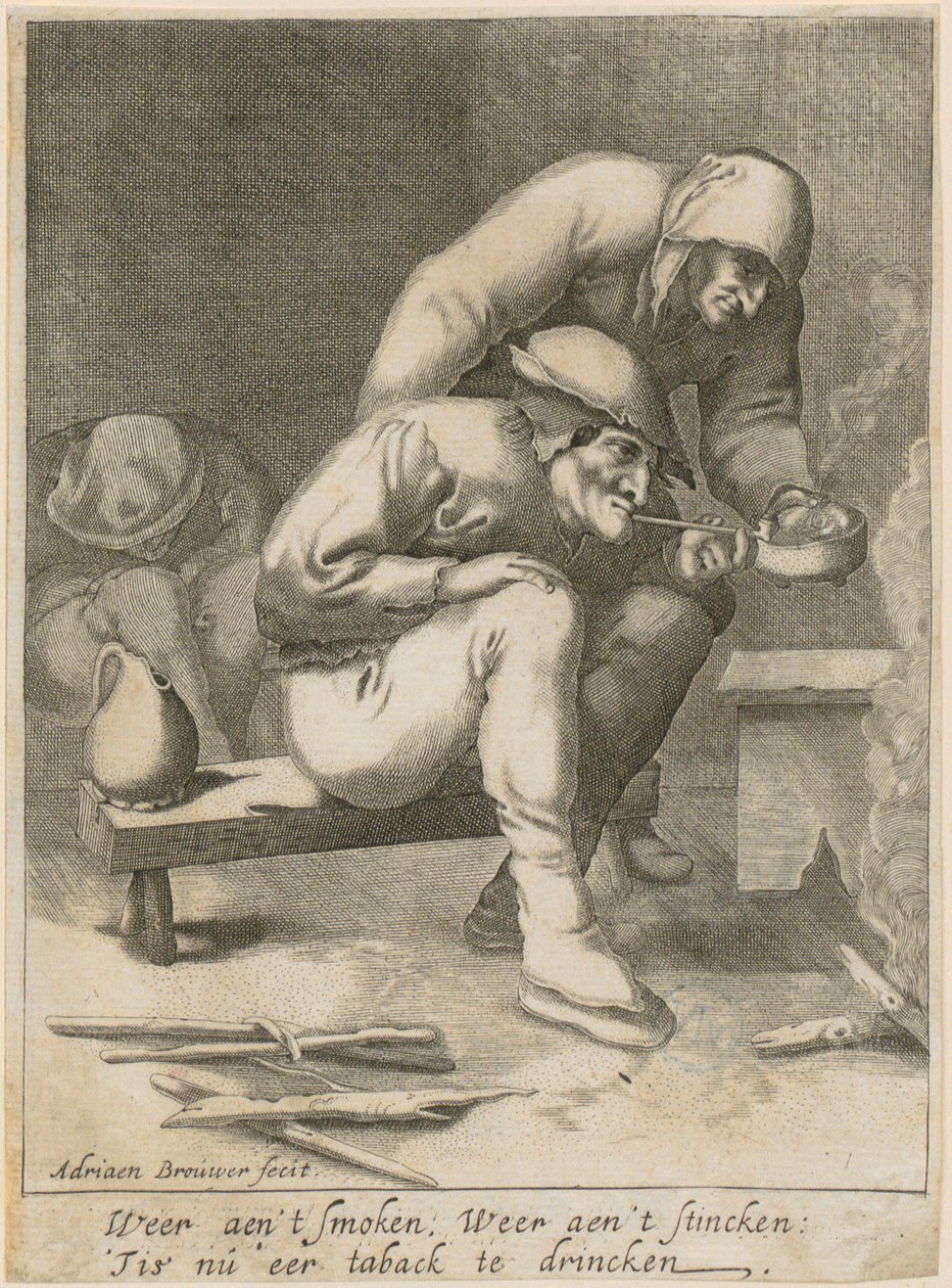 fumatori di pipa da Adriaen Brouwer