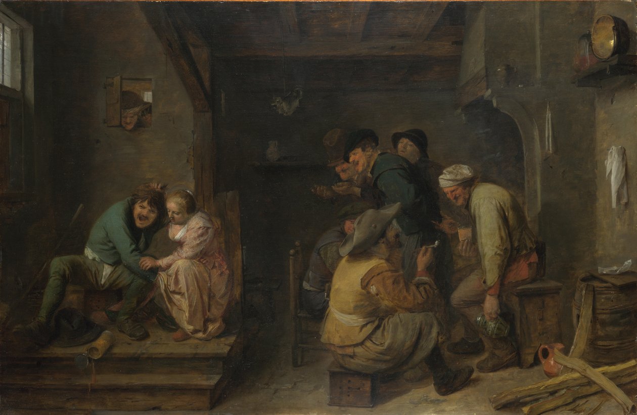 Scena di taverna, c. 1635 da Adriaen Brouwer